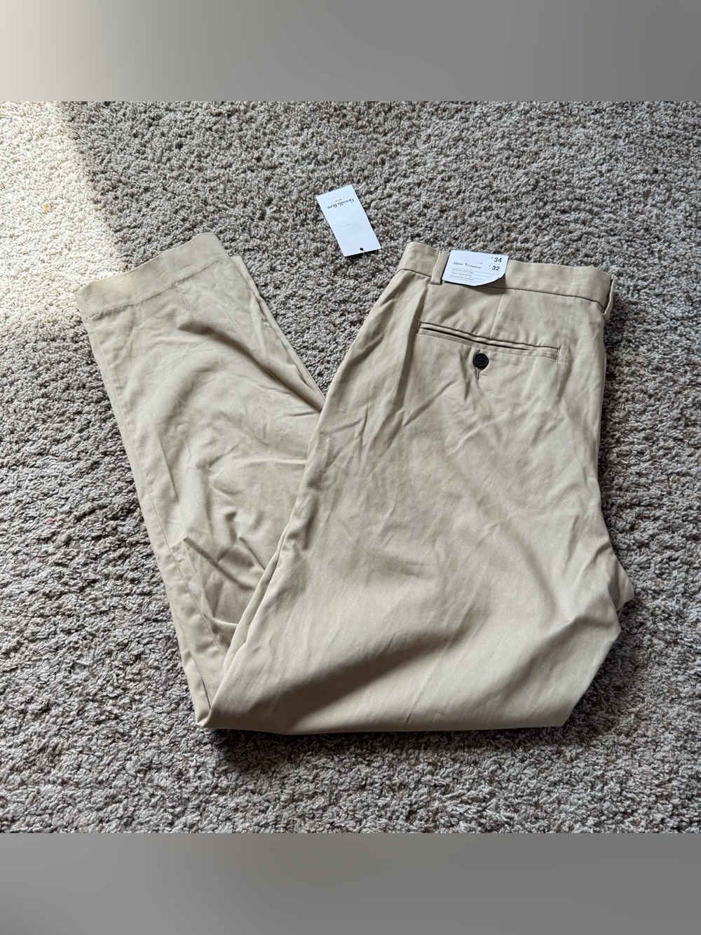 Goodfellow & Co Tan Chino Pants - Straight Fit - 34x32